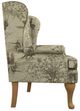 Best® Home Furnishings Customizable Sylvia 31'' Wing Back Chair with Honey Birch Legs-2