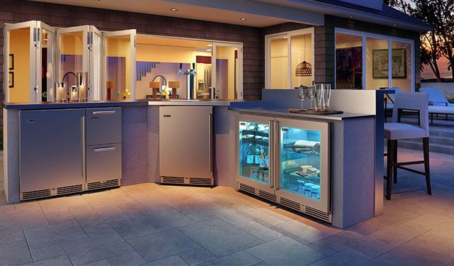Perlick® Signature Series 5.2 Cu. Ft. Panel Ready Two Tap Outdoor Kegerator -2