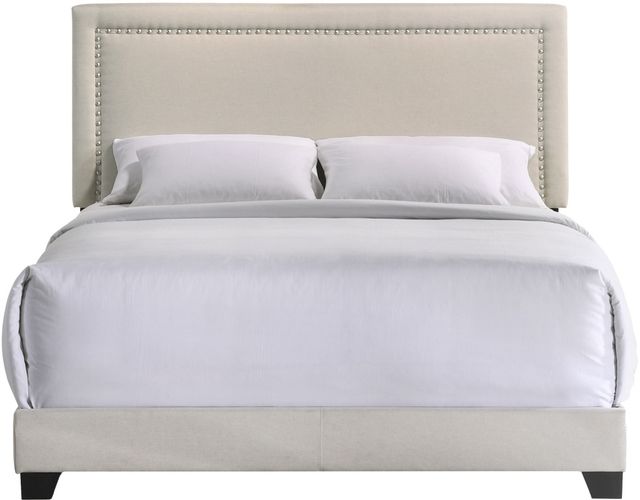 Intercon Zion Fog Queen Upholstered Panel Bed-2