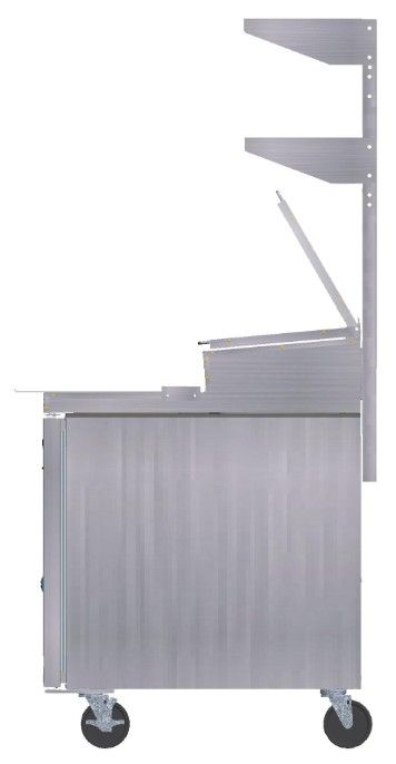 Hoshizaki 46" Stainless Steel Double Overshelf Kit-1