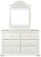 Liberty Furniture Summer House Oyster White Youth Dresser and Mirror-2