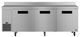 Hoshizaki Steelheart® 93" 30.2 Cu. Ft. Stainless Steel Three Section Worktop Side Mount Refrigerator-0