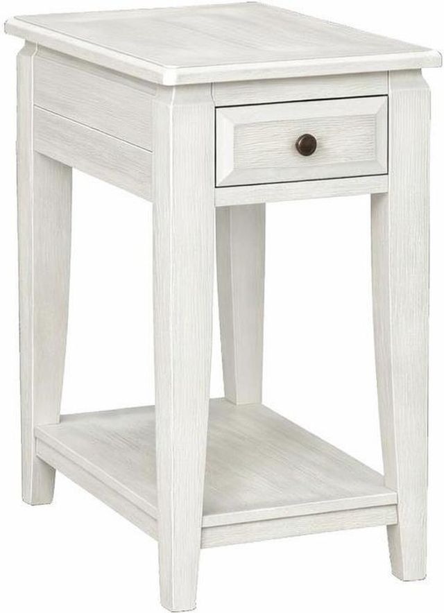 Bernards Bellamy Lane Whitewash Chairside Table-0