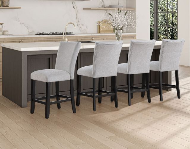 Steve Silver Co. Artemis Black/Gray Counter Stool-1