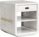 Magnussen Home® Sunset Cove Moonlight Pearl Chairside End Table-0