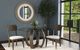 Bassett Mirror Kellan 2-Piece Charcoal Gray/Dawson Platinum Fabric Dining Side Chair-5