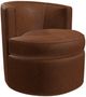 Craftmaster® Customizable CM Leather 32" Swivel Chair-3