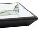 A & B Home Waverly Black Large Mirrored Square Tray -3