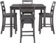 Signature Design by Ashley® Bridson 5-Piece Gray Counter Height Dining Table Set-1
