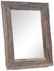 A & B Home Rustic Brown Mirror-0