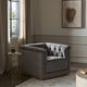 Four Hands Maxx Sapphire Birch Swivel Chair-4