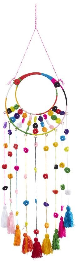 Deco Marche Wool Floral Macrame Wall Decor-2