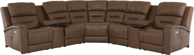 Palliser® Furniture Customizable Washington 5-Piece Power Reclining Curved Sectional-0