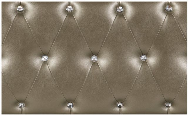 Mazin Furniture Juliette Champagne King Panel Bed-3