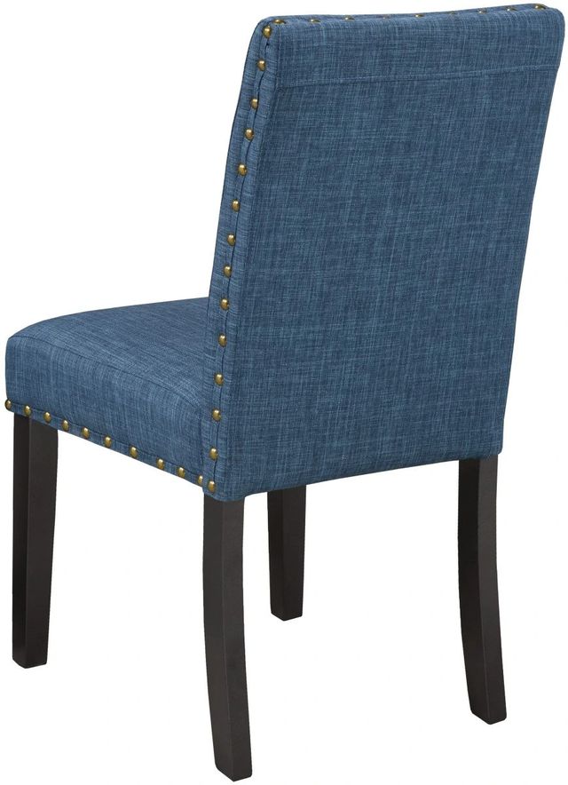 Brassex Inc. Avery 2-Piece Blue Side Chair Set-1