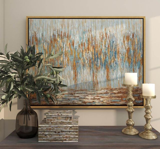 Deco Marche Brown Canvas Tree Abstract Wall Art-3