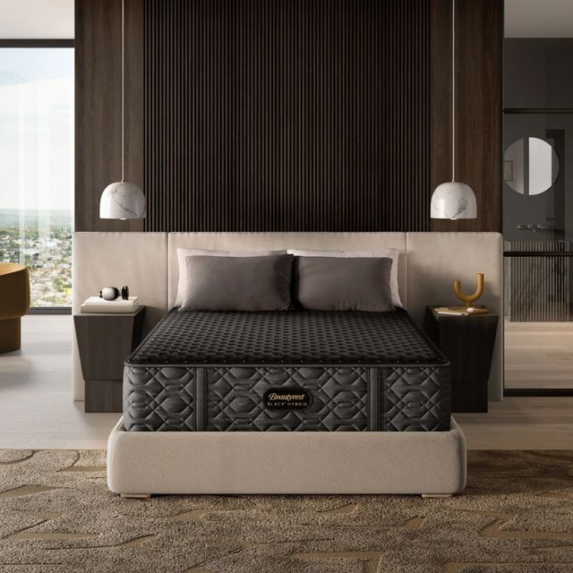 Beautyrest Black® Series 3 Hybrid 14.5" Firm Smooth Top Queen Mattress-8