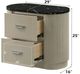 ACME Furniture Travonte Beige/Black Nightstand-2