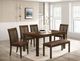 Furniture of America® Garnett Walnut Dining Table -1