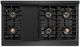 ZLINE Paramount 48" 6.7 cu. ft. Black Satin Stainless Steel Paramount Dual Fuel Range with 8 Burner DuoPro™ Cooktop and Dual Ovens-5