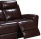 Leather Italia™ Cambria Jonathan Brown Power Reclining Loveseat-1
