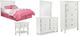Signature Design by Ashley® Kaslyn 5-Piece White Full Panel Headboard Bed Set-0