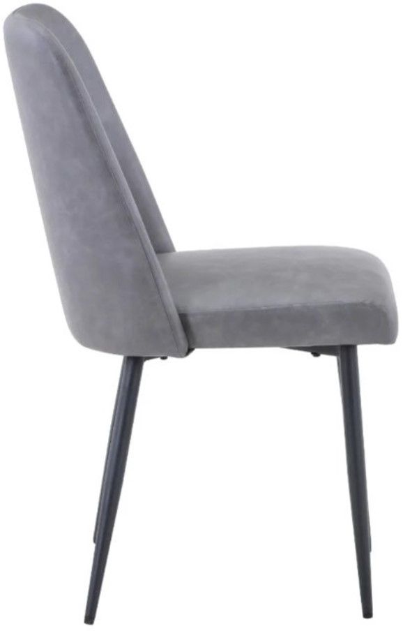 Jofran Inc. Urban Archive Maddox Gray Upholstered Dining Chair-3