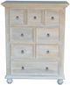 A & B Home Washed White Dresser-1