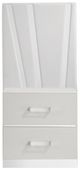 New Classic® Home Furnishings Europa 2-Piece Gleaming White Nightstand-2