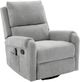 Northfield Living Gray Manual Swivel Rocker Recliner-0