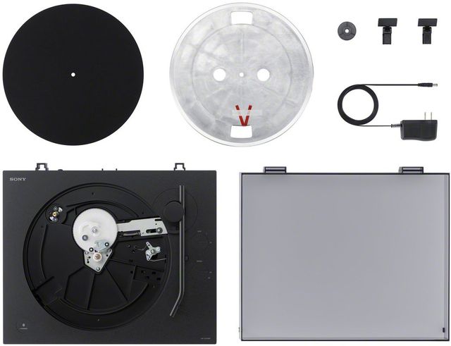 Sony® Black Wireless Turntable-8