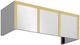 Zephyr Designer Collection 36'' x 12'' Satin Gold Duct Cover Banding Kit -0