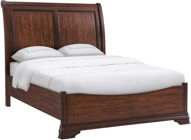 Elements International Phillipe 3-Piece Cherry Queen Bedroom Set-2
