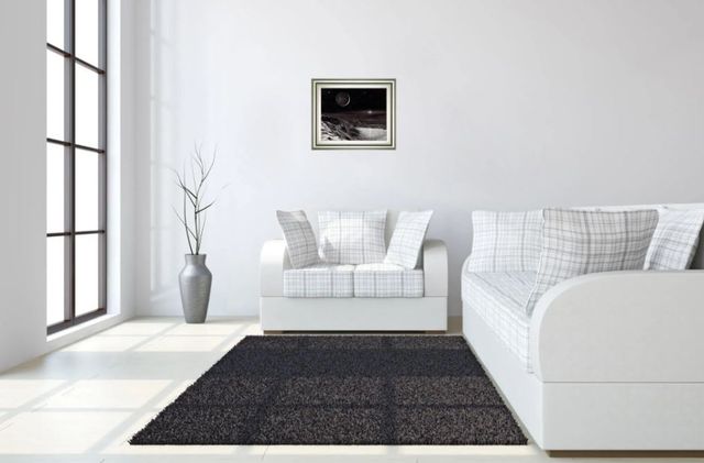 Classy Art Black Pluto and Charon-Noir by David A Hardy Wall Art-2