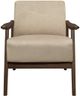 Mazin Furniture Carlson Light Brown Upholstered Accent Chair-1