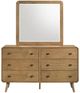 Coaster® Robyn Light Ash Dresser and Mirror-1