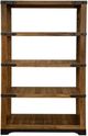 International Furniture Direct Parota Brown Bookcase-2