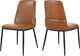 Moe's Home Collection Douglas 2-Piece Brown Dining Side Chair Set-4