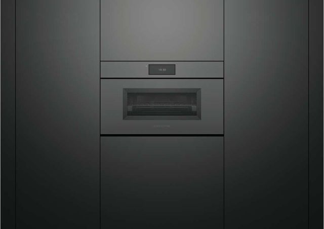 Fisher & Paykel Series 9 Minimal 30" Grey Glass Compact Combination Steam Oven-2