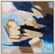 Crestview Collection Pomona Trio 3-Piece Blue/Yellow Wall Art Set-1
