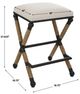 Uttermost® Firth Black/Natural/Oatmeal Counter Stool-2