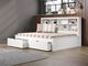 Carter Full White Bed with Storage-0
