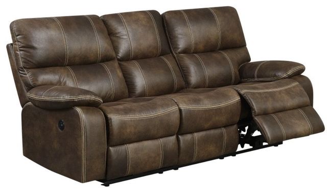 Emerald Home Jessie James Brown Power Reclining Sofa-0