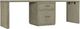 Hooker® Furniture Linville Falls Mink 96" Desk with Center Small File-0