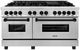 ZLINE Autograph Edition 60" Stainless Steel Pro-Style Dual Fuel Natural Gas Range-0