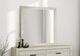 Monarch Specialties Inc. Bleached Oak Wall Mirror-1