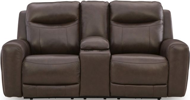 Signature Design by Ashley® Gravier Cordova Power Reclining Loveseat with Console-2