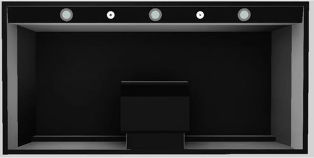 Vent-A-Hood® Designer Series 48" Black Wall Mounted Range Hood-3