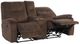 Parker House® Copper Shadow Brown Manual Reclining Console Loveseat-1