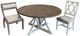 Vintage Furniture Arch Diamond Back Upholstered Dining Side Chair-1